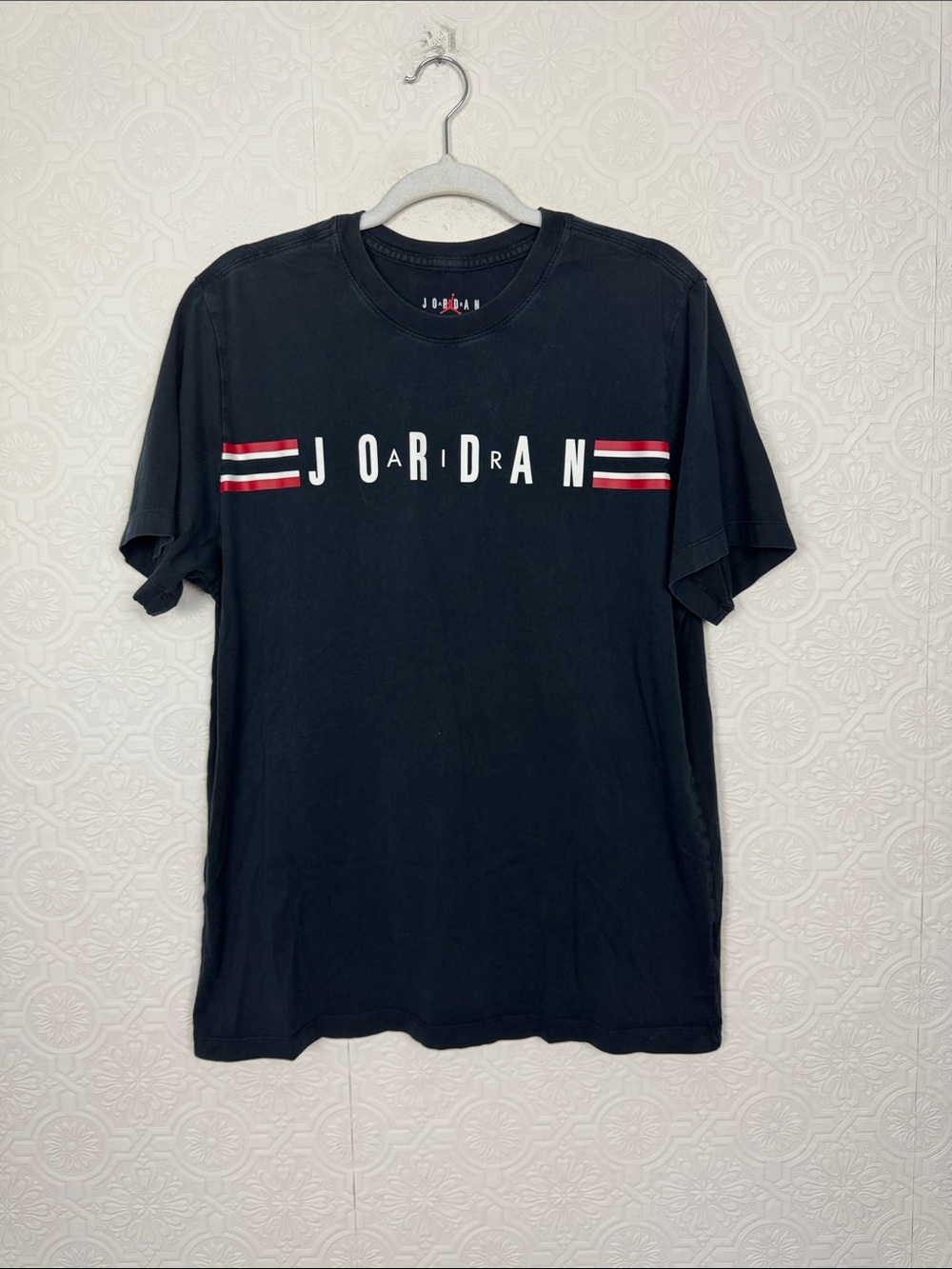 Air Jordan Graphic TShirt Large Black Y2K‎ Michael Jordan NBA Streetwear Tee